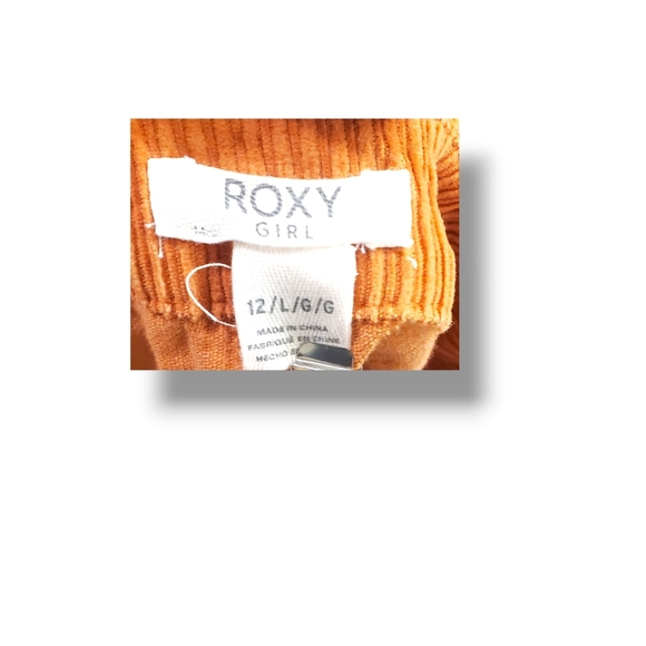 Roxy Orange Corduroy Mini Skirt - Picture 6 of 6